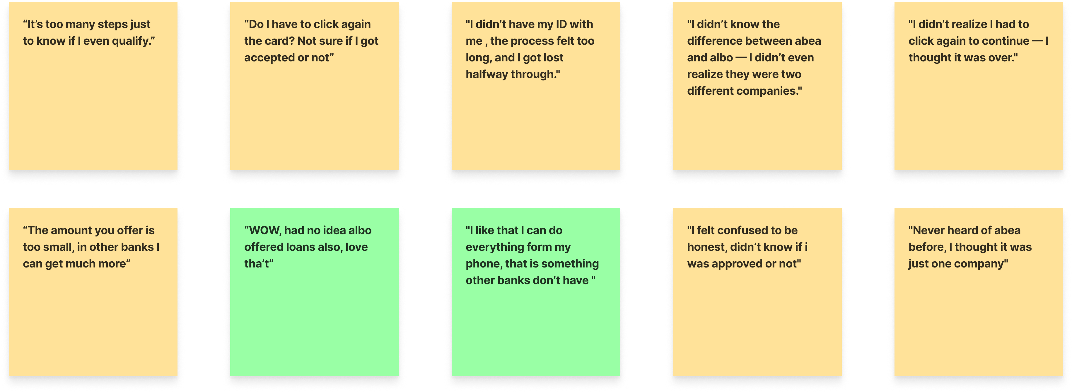 Let's hear from users - user research